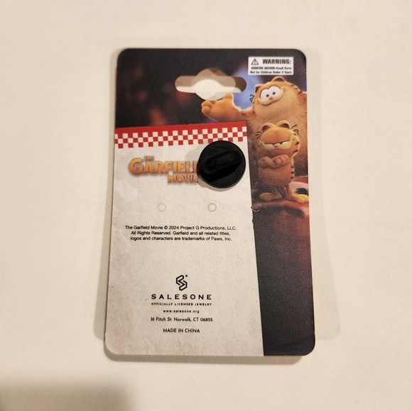 The Garfield Movie 2024 Baby Garfield Enamel Pin NEW - Picture 8 of 9